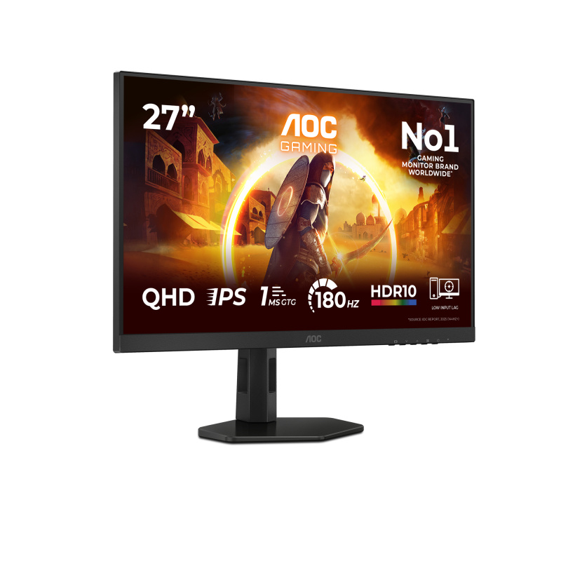 AOC G4 Q27G4XF écran plat de PC 68,6 cm (27") 2560 x 1440 pixels Quad HD LED Noir, Gris