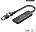 Microconnect UC0070-5G-USB-C-4IN1-C hub & concentrateur USB 3.2 Gen 1 (3.1 Gen 1) Type-C 5000 Mbit/s Argent