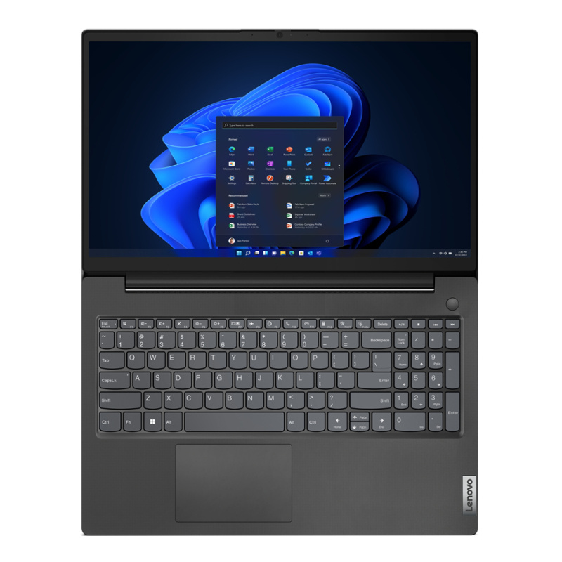 Lenovo V15 G4 AMN AMD Ryzen™ 3 7320U Ordinateur portable 39,6 cm (15.6") Full HD 8 Go LPDDR5-SDRAM 256 Go SSD Wi-Fi 5 (802.11ac) Windows 11 Home Français Noir