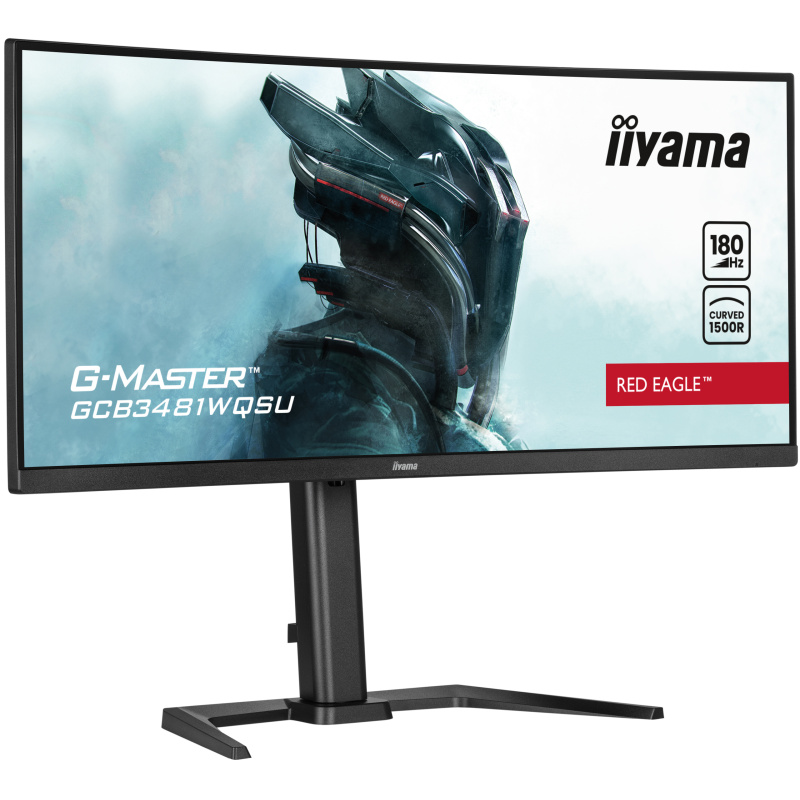 iiyama G-MASTER GCB3481WQSU-B1 écran plat de PC 86,4 cm (34") 3440 x 1440 pixels UltraWide Quad HD LCD Noir