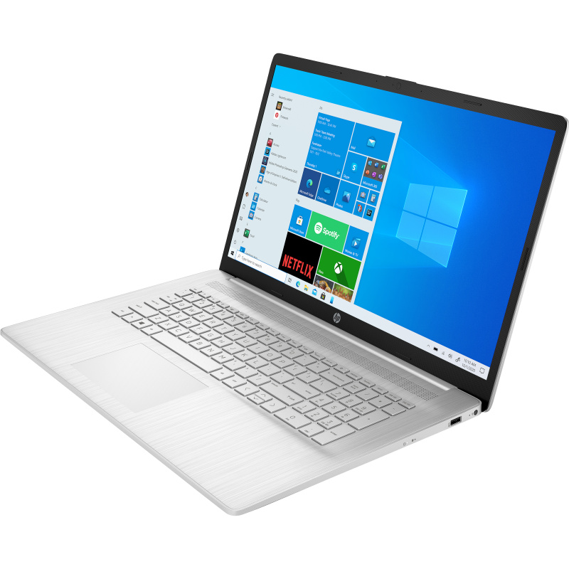 HP 17-cn0301nf Intel® Core™ i5 i5-1135G7 Ordinateur portable 43,9 cm (17.3") Full HD 8 Go DDR4-SDRAM 512 Go SSD Wi-Fi 5 (802.11ac) Windows 11 Home Argent
