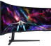 Samsung G95NC LED display 144,8 cm (57") 7680 x 2160 pixels Dual UHD Noir, Blanc