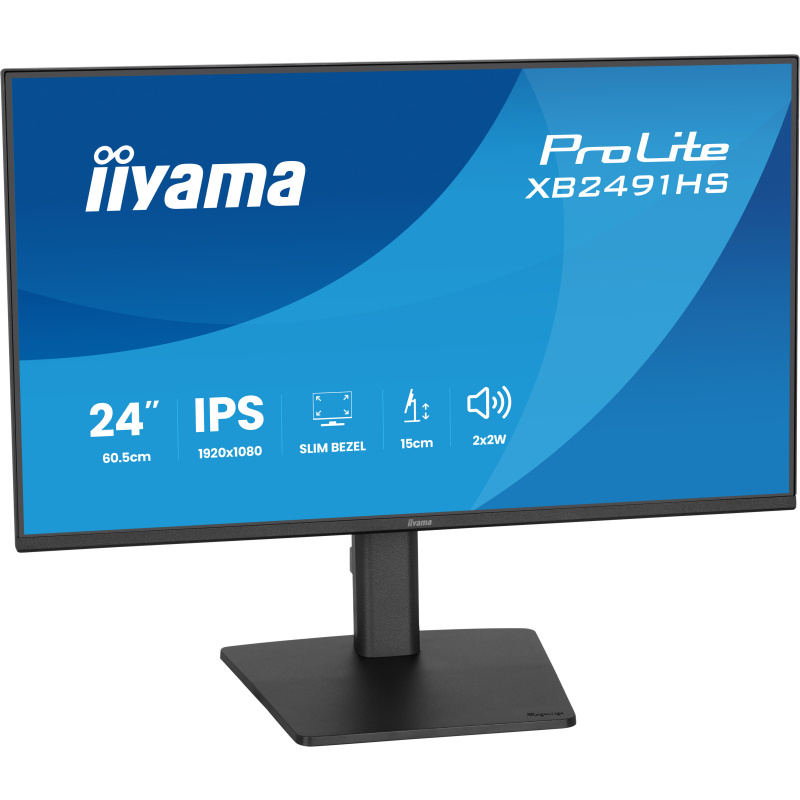 iiyama ProLite XB2491HS-B1 écran plat de PC 60,5 cm (23.8") 1920 x 1080 pixels Full HD LCD Noir