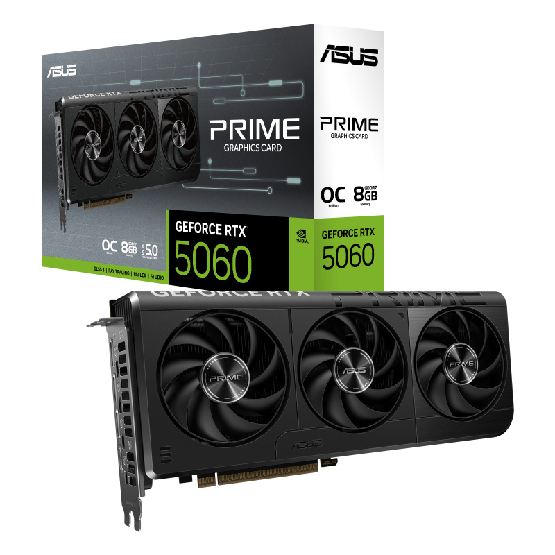 ASUS Prime -RTX5060-O8G NVIDIA GeForce RTX 5060 8 Go GDDR7