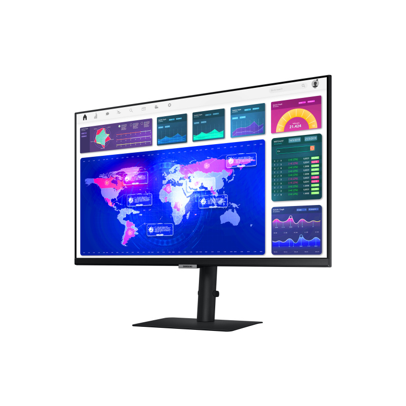 Samsung S60A écran plat de PC 68,6 cm (27") 2560 x 1440 pixels Quad HD LCD Noir