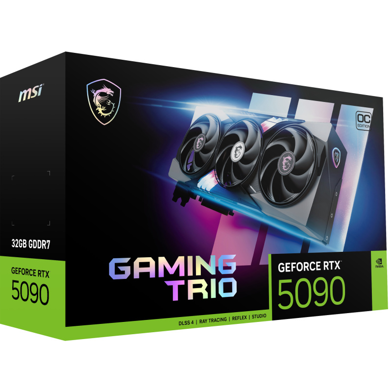 MSI GAMING GeForce RTX5090 TRIO OC 32GB NVIDIA GeForce RTX 5090 32 Go GDDR7
