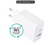 eSTUFF ES637031 chargeur d'appareils mobiles Smartphone Blanc Secteur Charge rapide Intérieure