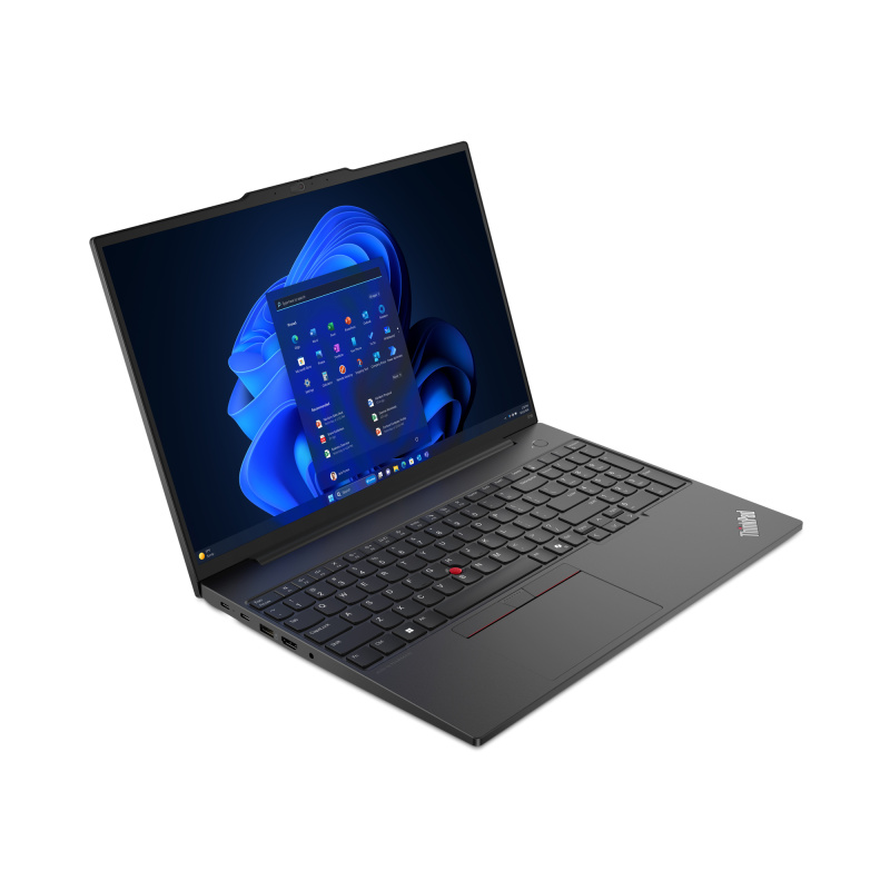 Lenovo ThinkPad E16 Gen 2 (AMD) AMD Ryzen™ 5 7535HS Ordinateur portable 40,6 cm (16") WUXGA 16 Go DDR5-SDRAM 512 Go SSD Wi-Fi 6E (802.11ax) Windows 11 Pro Français Noir