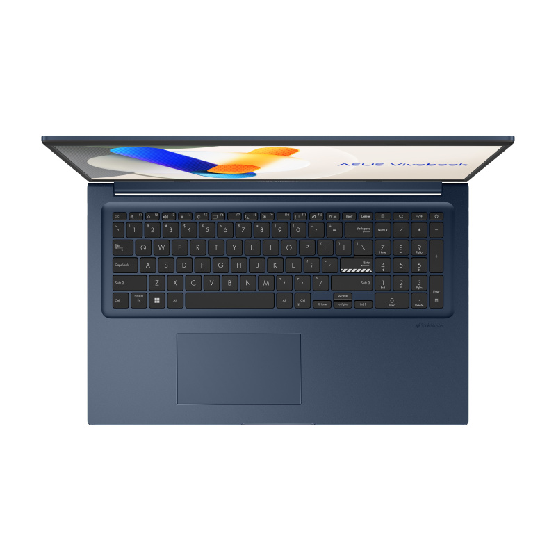 ASUS Vivobook 17 P1704VA-AU766X Intel® Core™ i3 i3-1315U Ordinateur portable 43,9 cm (17.3") Full HD 8 Go DDR4-SDRAM 512 Go SSD Wi-Fi 6 (802.11ax) Windows 11 Pro Bleu