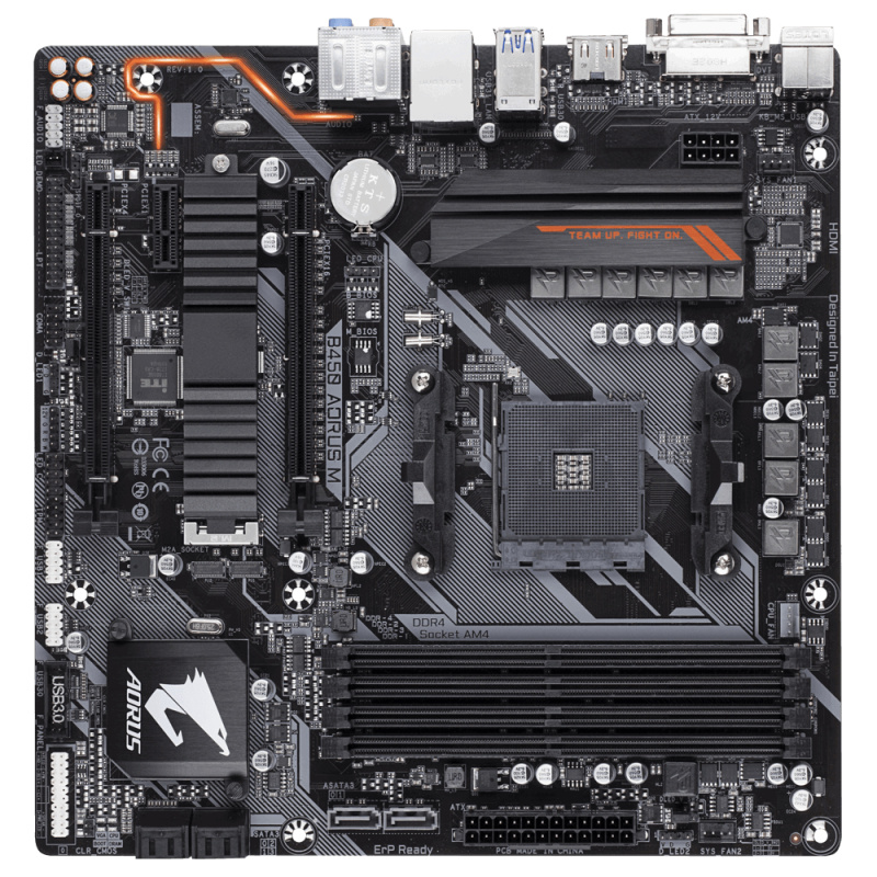 GIGABYTE B450 AORUS M (rev. 1.0) AMD B450 Emplacement AM4 micro ATX