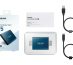 Samsung T5 500 Go USB Type-A 3.2 Gen 2 (3.1 Gen 2) Bleu