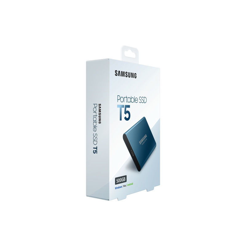 Samsung T5 500 Go USB Type-A 3.2 Gen 2 (3.1 Gen 2) Bleu