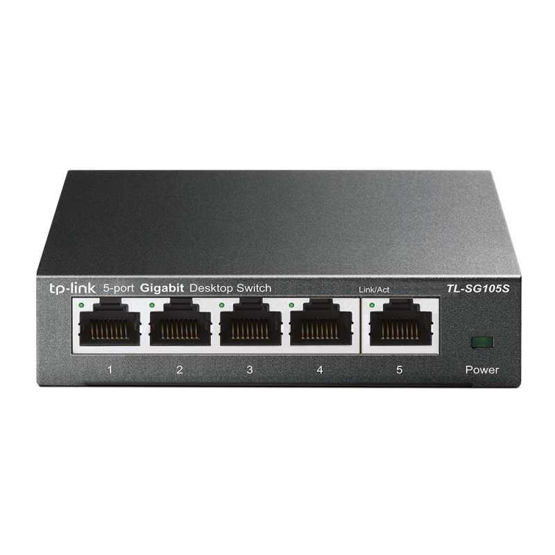 TP-Link TL-SG105S Non-géré Gigabit Ethernet (10/100/1000) Noir