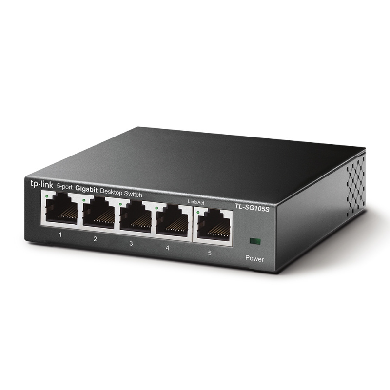 TP-Link TL-SG105S Non-géré Gigabit Ethernet (10/100/1000) Noir