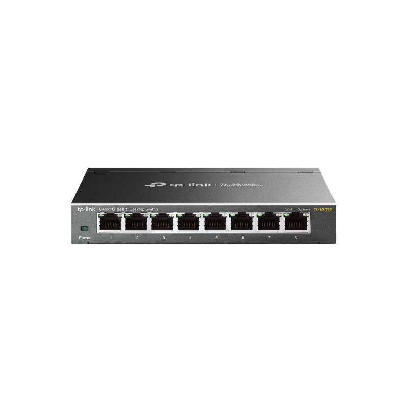 TP-Link Omada TL-SG108S commutateur réseau Non-géré Gigabit Ethernet (10/100/1000) Noir
