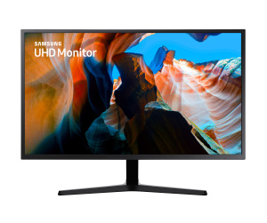 Samsung U32J590UQU LED display 80 cm (31.5") 3840 x 2160 pixels 4K Ultra HD QLED Noir