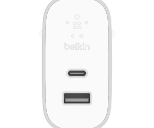 Belkin BOOST↑CHARGE Universel Argent, Blanc Secteur Charge rapide Intérieure