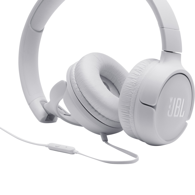 JBL Tune 500 Écouteurs Avec fil Arceau Musique Blanc