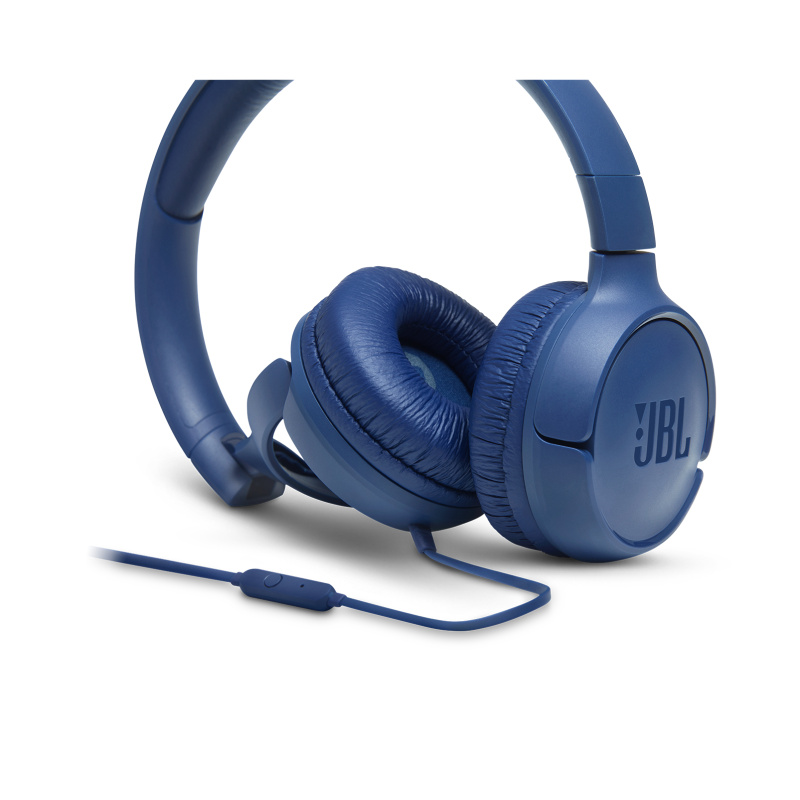 JBL Tune 500 Casque Avec fil Arceau Appels/Musique Bleu
