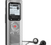 Philips Voice Tracer DVT2050/00 dictaphone Carte flash Argent