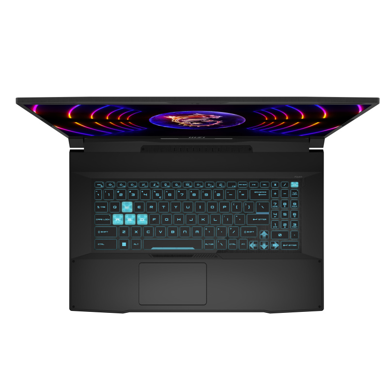 MSI Katana 17 B12VFK-048XFR Intel® Core™ i7 i7-12650H Ordinateur portable 43,9 cm (17.3") Full HD 16 Go DDR5-SDRAM 512 Go SSD NVIDIA GeForce RTX 4060 Wi-Fi 6 (802.11ax) DOS gratuit Noir