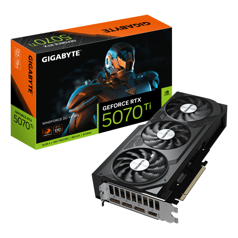 GIGABYTE GeForce RTX 5070 Ti WINDFORCE OC V2 16G Carte Graphique