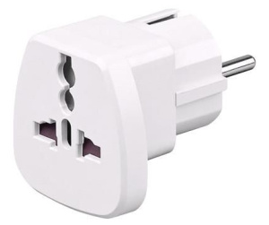 Microconnect PETRAVEL adaptateur prise d'alimentation Universel Blanc