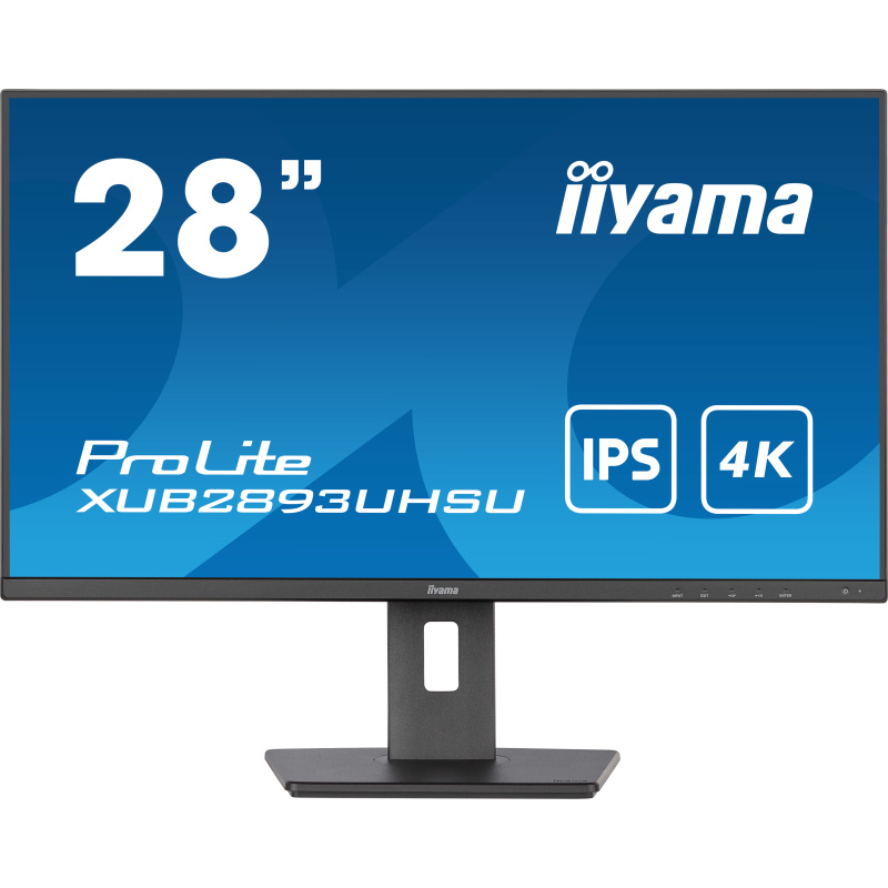 iiyama ProLite XUB2893UHSU-B5 (EOL) écran plat de PC 71,1 cm (28") 3840 x 2160 pixels 4K Ultra HD LED Noir
