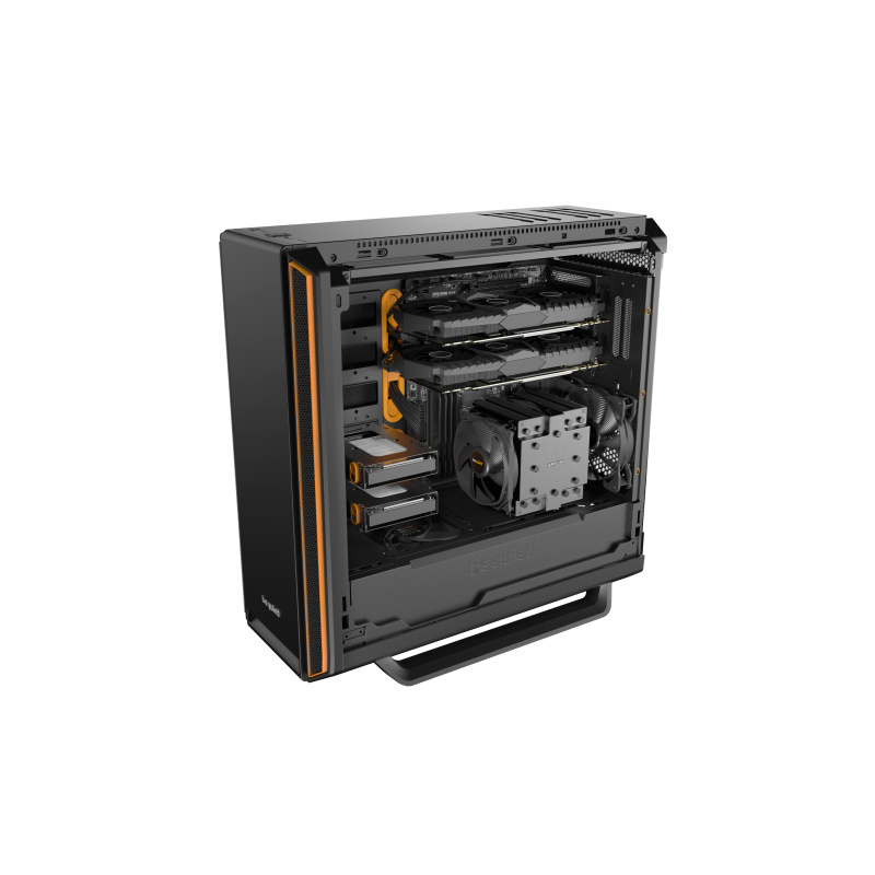 be quiet! Silent Base 801 Midi Tower Noir, Orange
