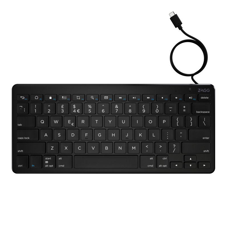 ZAGG 103202222 clavier Souris incluse Universel USB AZERTY Français Noir