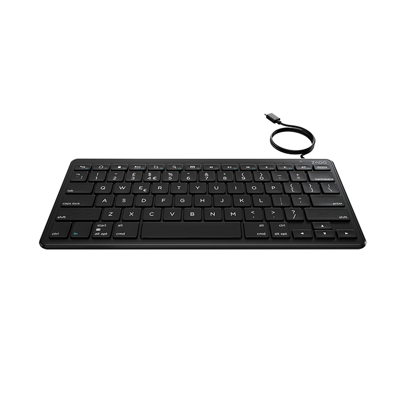 ZAGG 103202222 clavier Souris incluse Universel USB AZERTY Français Noir