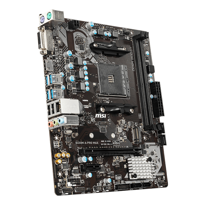 MSI B450M-A PRO MAX carte mère AMD B450 Emplacement AM4 micro ATX