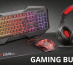 Trust GXT 1180RW clavier Souris incluse Gaming USB Français Noir