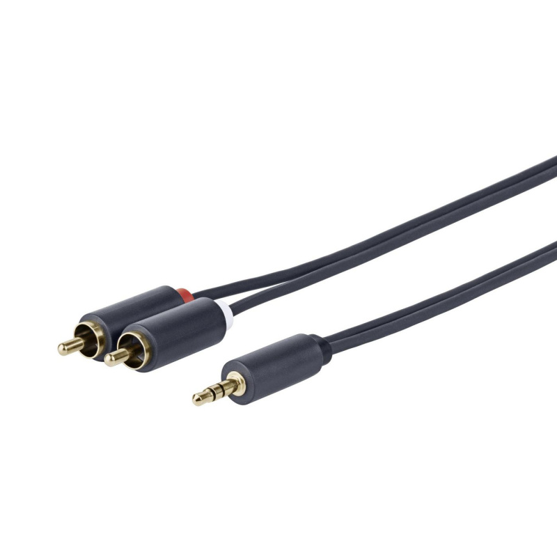 Vivolink PROMJRCA15 câble audio 15 m 3,5mm 2 x RCA Noir