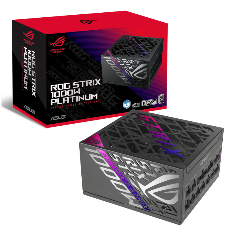 ASUS ROG STRIX-1000P-GAMING unité d'alimentation d'énergie 1000 W 20+4 pin ATX ATX Noir, Argent
