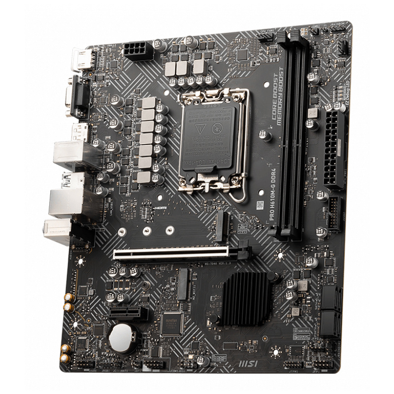 MSI PRO H610M-G DDR4 carte mère Intel H610 LGA 1700 micro ATX