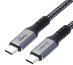 eSTUFF ES604514-BULK câble USB USB4 Gen 3x2 1,2 m USB C Gris