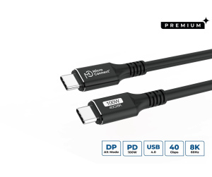 Microconnect USB4CC1 câble USB USB4 Gen 3x2 1,2 m USB C Noir