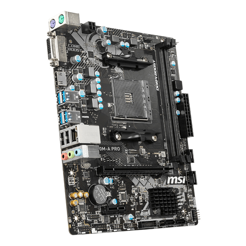 MSI A320M-A PRO carte mère AMD A320 Emplacement AM4 micro ATX