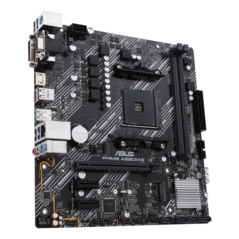 ASUS PRIME A520M-E AMD A520 Emplacement AM4 micro ATX