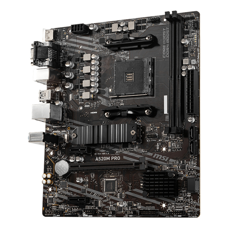 MSI A520M PRO carte mère AMD A520 Emplacement AM4 micro ATX
