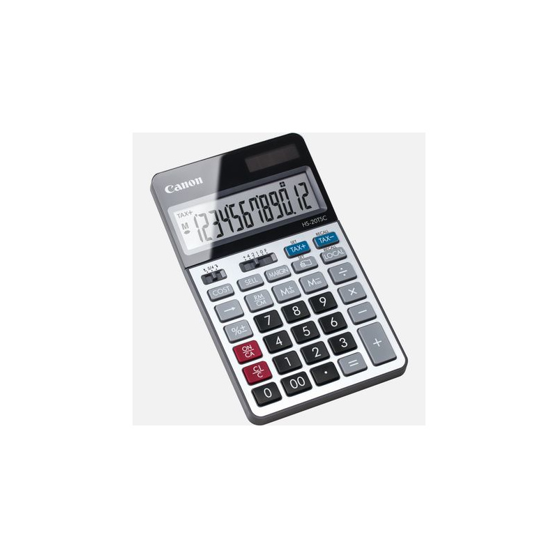 Canon HS-20TSC calculatrice Bureau Calculatrice financière Noir, Argent