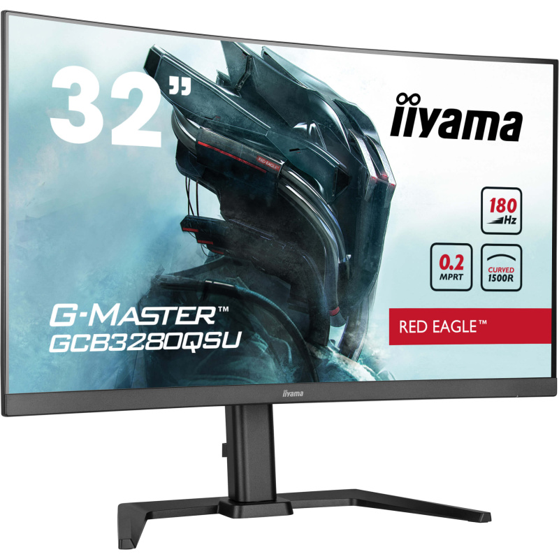 iiyama G-MASTER GCB3280QSU-B2 écran plat de PC 80 cm (31.5") 2560 x 1440 pixels Dual QHD LED Noir