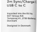 eSTUFF ES604203-BULK câble USB USB 2.0 2 m USB C Noir
