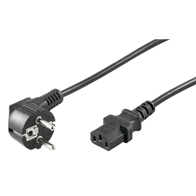 Microconnect PE010430 câble électrique Noir 3 m Prise d'alimentation type E+F Coupleur C13