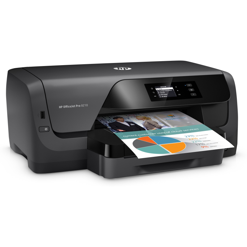 HP OfficeJet Pro 8210 Sans fil Couleur Imprimante, Instant Ink; Impression recto-verso