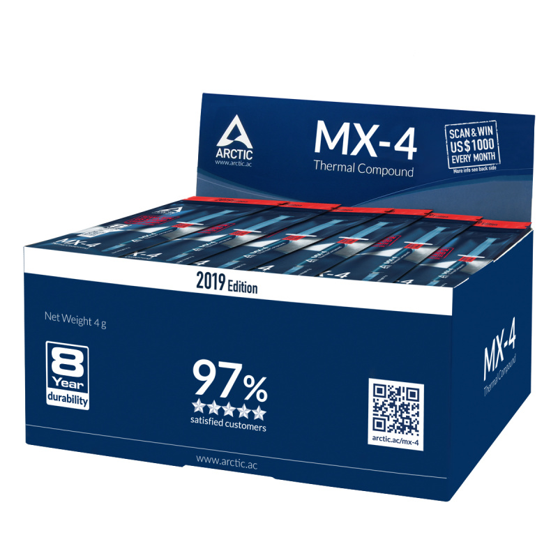 ARCTIC MX-4 combiné de dissipateurs thermiques Pâte thermique 8,5 W/m·K 4 g