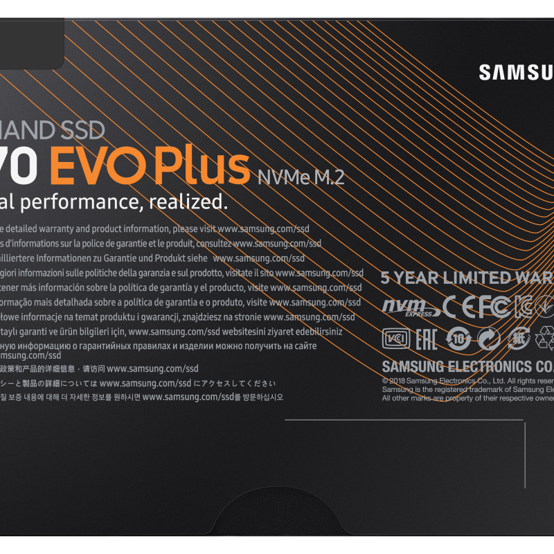 Samsung 970 EVO Plus M.2 500 Go PCI Express 3.0 V-NAND MLC NVMe