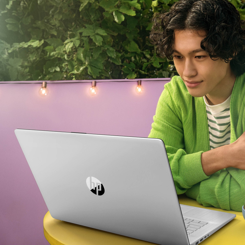 HP Laptop 17-cp3006nf AMD Ryzen™ 7 7730U Ordinateur portable 43,9 cm (17.3") Full HD 16 Go DDR4-SDRAM 1 To SSD Wi-Fi 6 (802.11ax) Windows 11 Home Argent