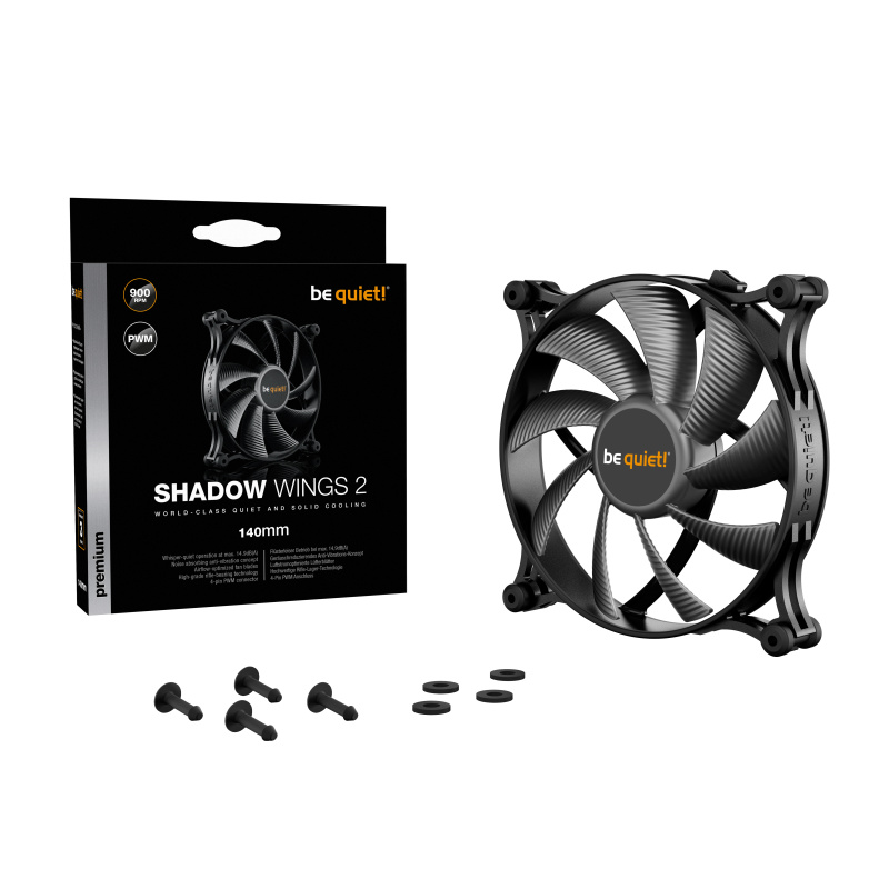 be quiet! Shadow Wings 2 140 mm PWM | Ventilateur PC